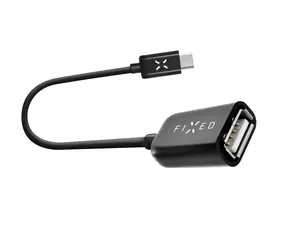 FIXED USB Typ-C OTG-Adapter für Mobiltelefone und Tablets schwarz / USB 2.0