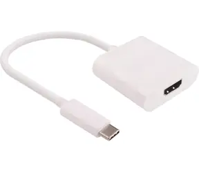 MicroConnect Adapter USB3.1 C (M) - HDMI (F) / 15cm / weiß