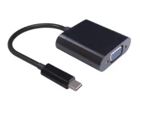 MicroConnect Adapter USB3.1 C (M) - VGA (F) / 20cm / schwarz