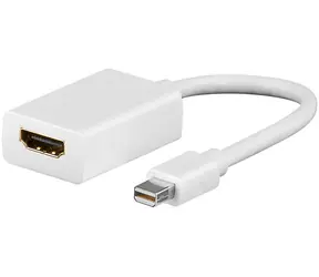 MicroConnect Adapter Mini DP - HDMI MF / 15cm / 1920x1080 / weiß