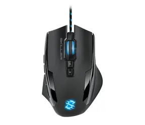 Sharkoon Skiller SGM1 schwarz / Optische Gaming-Maus / 10.800 dpi / 12 Tasten / USB