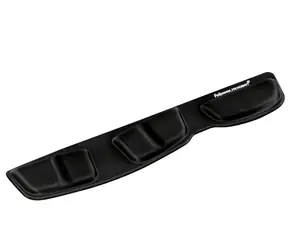 Fellowes Health-V Microban Lycra - Handgelenkauflage Schwarz / Tastatur-Handgelenkauflage aus Schaumstoff 