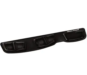 Fellowes Health-V CRYSTAL Microban schwarz / Tastatur-Handballenauflage Gel 
