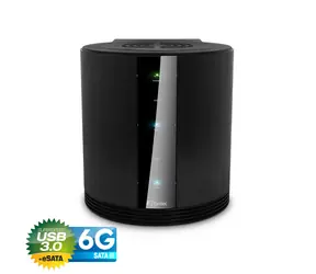 Fantec SQ-35U3e-6G schwarz / externes Gehäuse für 4X 3,5" SATA-Festplatten / USB 3.0 & eSATA