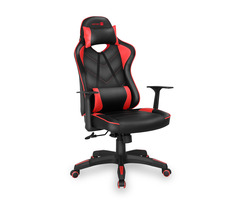 Connect IT LeMans Pro rot / Gaming-Stuhl / verstellbar / Leder / rollende Räder / Tragkraft 150 kg
