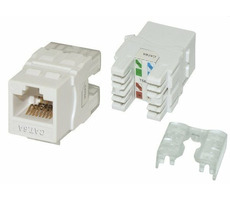 Masterlan Keystone UTP Cat 6 - weiß / selbstschneidend