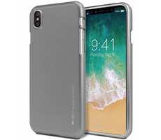 Mercury iJELLY METAL Hülle für Apple iPhone XS MAX grau