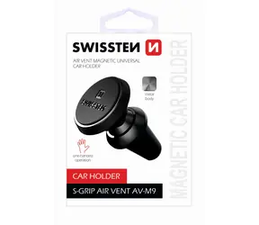 Swissten S-GRIP AV-M9 schwarz / Magnethalter für die Kfz-Lüftung