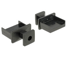 DeLock Staubstecker für USB Typ-A Buchse mit Griff 10 Stück schwarz