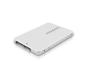 Axagon RSS-M2SD, SATA - M.2 SATA SSD, interne 2,5" ALU Box, Silber