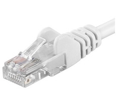 PremiumCord UTP CAT6 1,5m / Patchkabel / RJ45-RJ45 / weiß