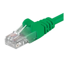 PremiumCord UTP CAT6 0,25m / Patchkabel / RJ45-RJ45 / grün