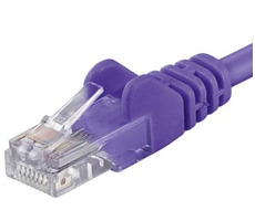 PremiumCord UTP CAT6 1,5m / Patchkabel / RJ45-RJ45 / lila