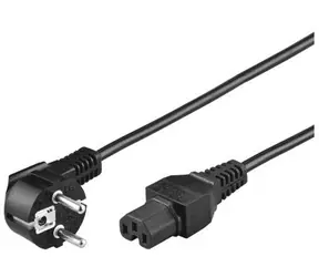 MicroConnect -Netzkabel IEC320 - C15 3M / Stromkabel / 3M