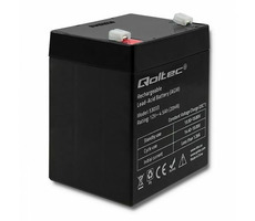 Qoltec -Batterie AGM 4,5 Ah / 12 V / max. 1,35 A