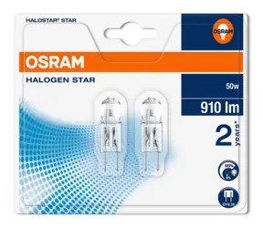 OSRAM Halogen Halostar Star 64440 ST 12V 50W GY6,35 / 910lm / 2700K / 2000h / noDIM / C / Glas / Blister 2St