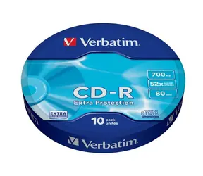 Verbatim CD R 700 MB 52x / 10 Stück / Extra Schutz