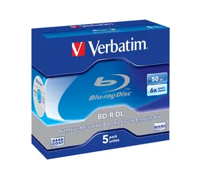 Verbatim BD R DL 6x 50 GB 5 Stück / Blu-ray / Jewel Case