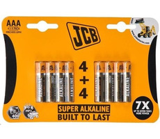 JCB SUPER Alkalibatterie AAA (LR03) Blister 8 Stk