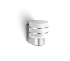 Philips Hue Tuar LED 9,5W Edelstahl / Außenwandleuchte / 806lm / 2700K / IP44