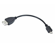 Gembird USB-Kabel AF - Micro BM schwarz / OTG / 15 cm 