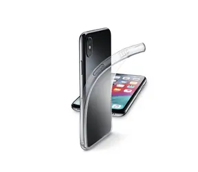 CellularLine Fine Extra dünnes Backcover für Apple iPhone XS Max transparent