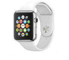 Tactical Silikonarmband für Apple Watch 1 & 2 & 3 (38 mm), weiß