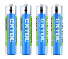 Extol 42000 Zinkchloridbatterien AAA (R03) / 1,5V / 4 Stk