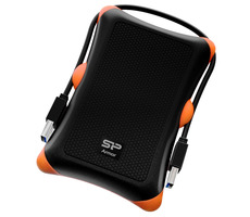 Silicon Power Armor A30 Externe Box für SATA HDD 2,5" schwarz / USB 3.0 / Anti-Shock