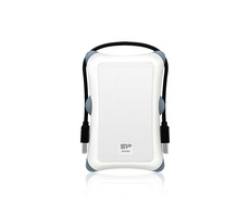 Silicon Power Armor A30 Externe Box für SATA HDD 2,5" weiß / USB 3.0 / Anti-Shock