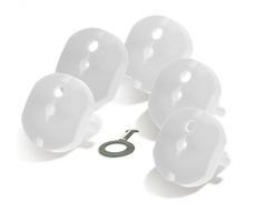 Solight Schutzkontaktstecker für Steckdose / Set  5 Stück + 1 Schlüssel
