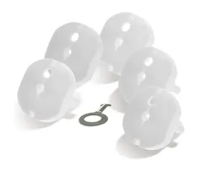 Solight Schutzkontaktstecker für Steckdose / Set  5 Stück + 1 Schlüssel