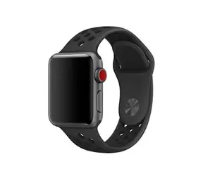 Tactical Doppel-Silikonarmband für Samsung Gear S3 schwarz