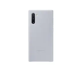 Samsung Lederhülle, graue Lederrückseite für Samsung Galaxy Note 10