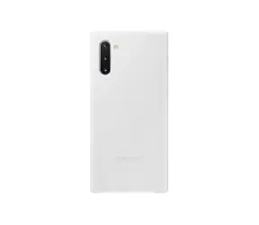 Samsung Lederhülle, weiße Lederrückseite für Samsung Galaxy Note 10