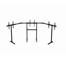 Next Level Racing Freistehender Dreifach-Monitorständer / Ständer für 1-3 Monitore / Bildschirmgröße 32" bis 65" / VESA