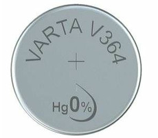 Varta Knopfbatterie SR60 / 1,55V / 20 mAh / Silberoxid / 1 Stück / im Blister 