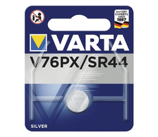 Varta Knopfbatterie SR44 (145 mAh) 1 Stück / 1,55 V / 145 mAh / Silberoxid / im Blister 