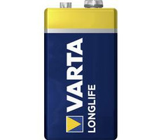 Varta Longlife Batterie 6LR61 (565 mAh) / 9,0V / 565 mAh / Alkali / 1 Stück / im Blister