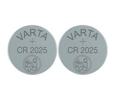 Varta Knopfbatterie CR2025 2 Stück / 3,0 V / 170 mAh / Lithium / im Blister 