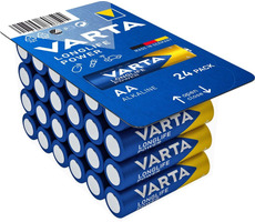Varta Longlife High Energy Batterie AA 24 Stück / 1,5V / Alkali / im Karton