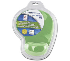 Esperanza EA137G grün / Gel-Mauspad / 230 x 190 x 20 mm / Blister