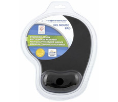 Esperanza EA137K schwarz / Gel-Mauspad / 230 x 190 x 20 mm / Blister