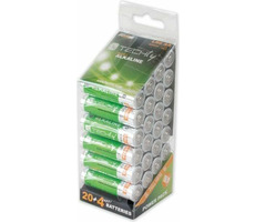 Techly High Power Batterie AA / 1,5V / Alkaline / 24 Stück / im Blister