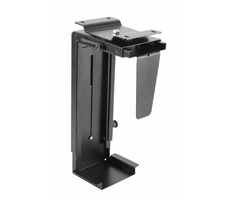 Techly Wandmontage | PC-Halterung unter dem Schreibtisch / verstellbar / drehbar / schwarz