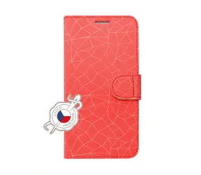 FIXED FIT Book-Type-Hülle für Apple iPhone 11 Pro Max mit Motiv Red Mesh