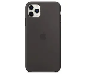 Apple Silikonhülle für iPhone 11 Pro Max - Schwarz