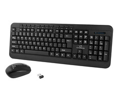 Titanum TK109 AKRON schwarz / kabellose Tastatur + Maus / 2,4 GHz / US