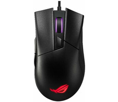 Asus ROG GLADIUS II CORE schwarz / Optische Gaming-Maus / 6200 dpi / USB / 1,8 m