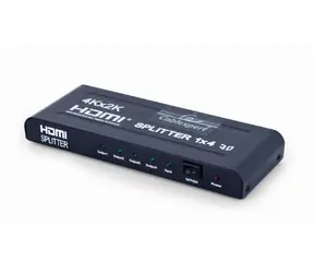Gembird HDMI-Splitter 4 Ports (DSP-4PH4-02) / 1080p / 3D-Videounterstützung / digitaler Signalverstärker